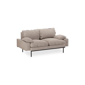 Alternative view of Retro sofa: 2-seats, sneak, beige