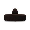 Jax couch: element angle, royal velvet, espresso