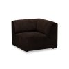 Jax couch: element right end, royal velvet, espresso - Image 2