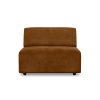 Jax couch: element middle, royal velvet, caramel