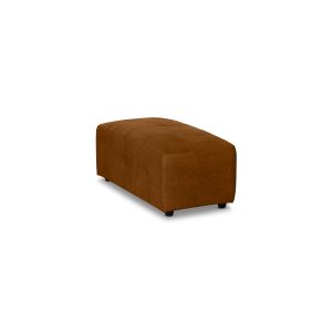 Alternative view of Jax couch: element hocker small, royal velvet, caramel