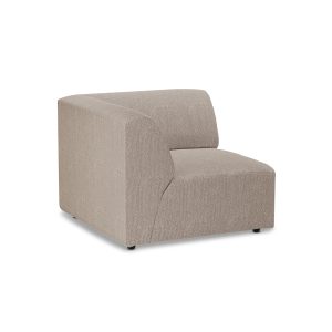 Alternative view of Jax couch: element left corner, sneak, beige