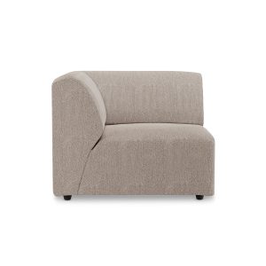 Jax couch: element left end, sneak, beige
