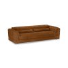 Club couch: royal velvet, caramel - Image 2