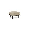 Retro sofa: hocker, corduroy rib, hay - Image 2