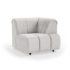 Wave couch: element right high arm, corduroy rib, cream - Image 2