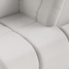 Wave couch: element right high arm, corduroy rib, cream - Image 3