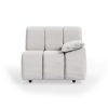 Wave couch: element right low arm, corduroy rib, cream