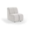 Wave couch: element middle small, corduroy rib, cream - Image 2