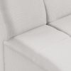 Wave couch: element middle small, corduroy rib, cream - Image 3