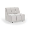 Wave couch: element middle, corduroy rib, cream - Image 2