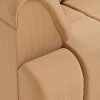 Wave couch: element left high arm, corduroy rib, brown - Image 3