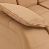 Wave couch: element left low arm, corduroy rib, brown - Image 3