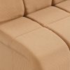Wave couch: element middle, corduroy rib, brown - Image 3