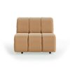 Wave couch: element middle, corduroy rib, brown