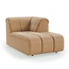 Wave couch: element right divan, corduroy rib, brown - Image 2