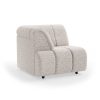 Wave couch: element left high arm, sneak light grey - Image 2