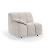Wave couch: element left low arm, sneak light grey - Image 2