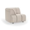 Wave couch: element left high arm, cosy, beige - Image 2