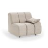 Wave couch: element right low arm, cosy, beige - Image 2