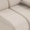 Wave couch: element right low arm, cosy, beige - Image 3