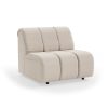 Wave couch: element middle, cosy, beige - Image 2
