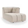 Wave couch: element right divan, cosy, beige - Image 2