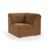 Wave couch: element corner, corduroy velvet, aged gold - Image 2