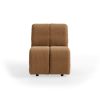 Wave couch: element middle small, corduroy velvet, aged gold