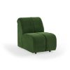 Wave couch: element middle small, royal velvet green - Image 2