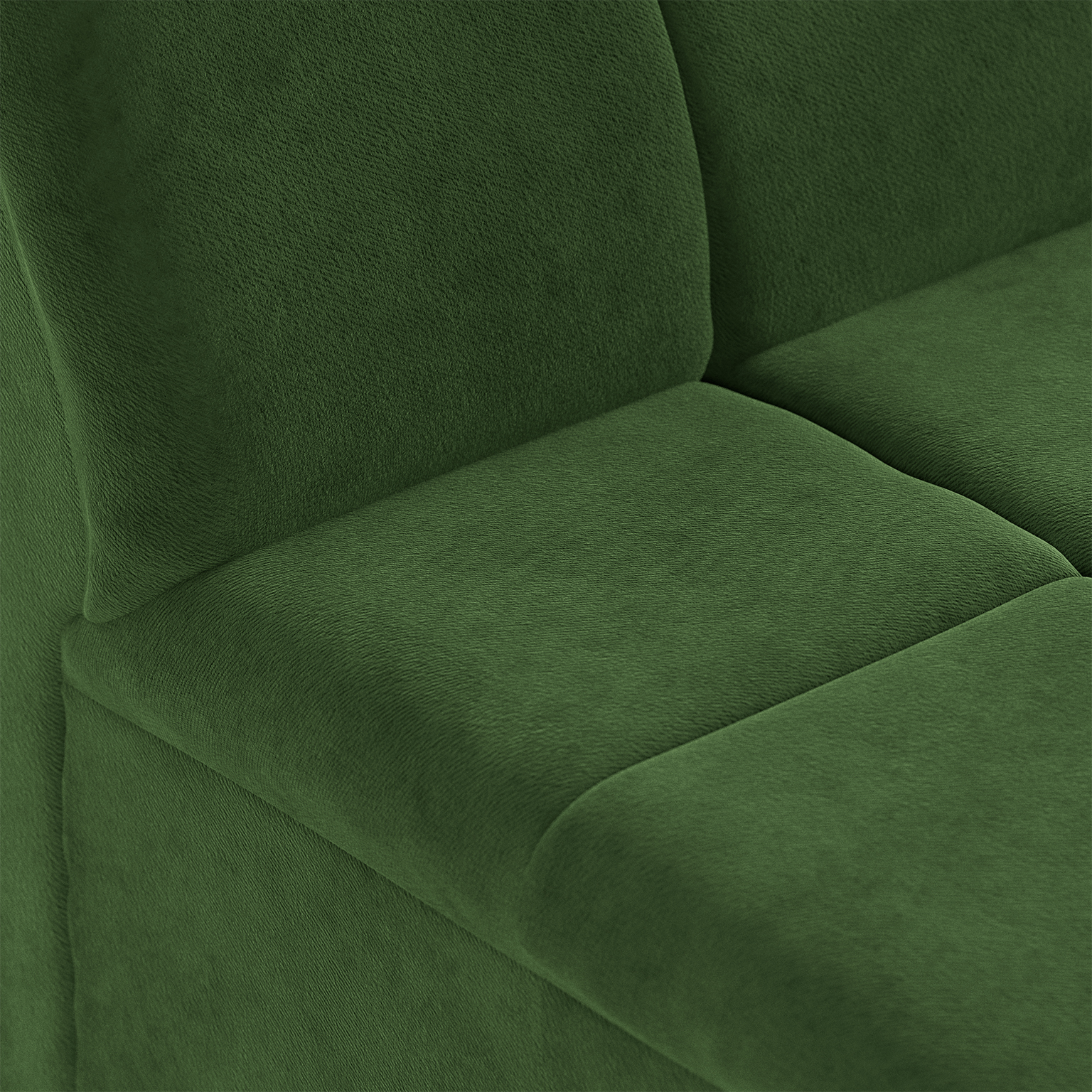 Wave couch: element middle small, royal velvet green - Image 3