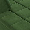 Wave couch: element left divan, royal velvet green - Image 3