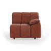 Wave couch: element right low arm, royal velvet magnolia
