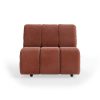 Wave couch: element middle, royal velvet magnolia