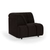 Wave couch: element left high arm, royal velvet espresso - Image 2