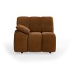 Wave couch: element left low arm, royal velvet caramel