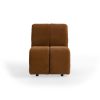 Wave couch: element middle small, royal velvet caramel