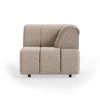 Wave couch: element right high arm, sneak beige
