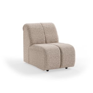 Alternative view of Wave couch: element middle small, sneak beige