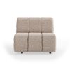Wave couch: element middle, sneak beige