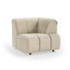 Wave couch: element right high arm, corduroy rib, hay - Image 2