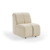 Wave couch: element middle small, corduroy rib, hay - Image 2