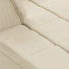 Wave couch: element left divan, corduroy rib, hay - Image 3