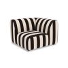 BRONCO outdoor couch: element left end, stracciatella - Image 2