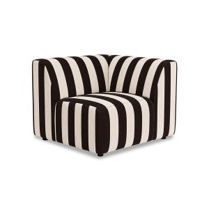 Alternative view of BRONCO outdoor couch: element corner, stracciatella