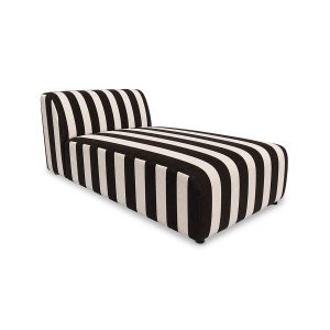 Alternative view of BRONCO outdoor couch: element daybed, stracciatella