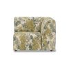 BRONCO outdoor couch: element right end, botanical