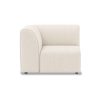 BRONCO outdoor couch: element left end, natural
