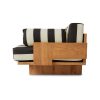 Outdoor sofa teak, stracciatella - Image 2