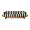 Outdoor sofa teak, stracciatella